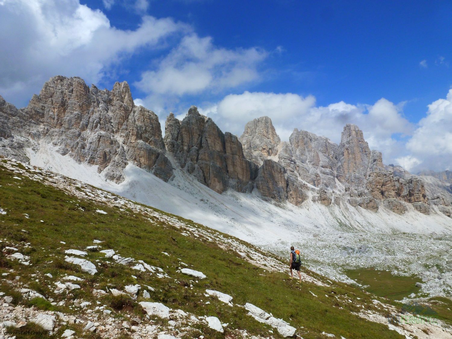 Via ferrata Tomaselli -přístup-Gran Lagazuoi,Punte di Fanis