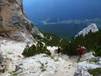 Via ferrata Sci club 18 - 1.sestup k Mandrés