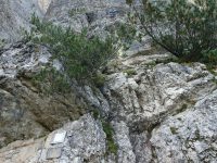 Via ferrata Sci club 18 - nástup