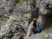 Via ferrata Brigata Tridentina - můstek