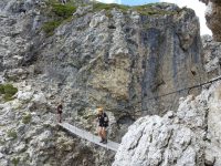 Via ferrata Brigata Tridentina - můstek