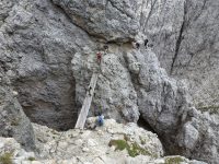 Via ferrata Brigata Tridentina - můstek