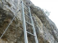Via ferrata Sci club 18 - žebřík