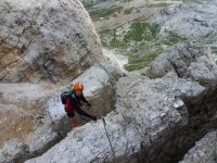 Via ferrata Tomaselli - sestup do Selletta Fanis
