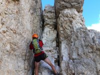 Via ferrata Tomaselli - sestup