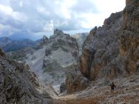 Via ferrata Tomaselli - sestup k Forcella Grande,Gran Lagazuoi