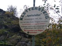 Apollofalter - informační tabule