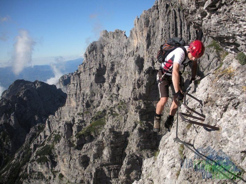 Ferrata Zacchi, Berti a Del Marmol