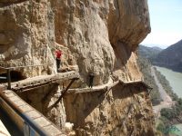 Původní El Caminito del Rey v roce 2014