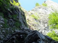 Drachenwand - Začátek ferraty