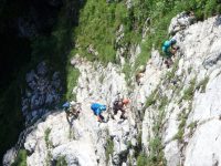 Drachenwand - Ukrajování prvních metrů ferraty