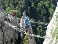 Drachenwand - Pověstný lanový most