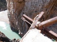Původní El Caminito del Rey v roce 2014
