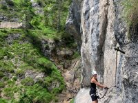 Hausbachfall Klettersteig