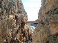 Původní El Caminito del Rey v roce 2014