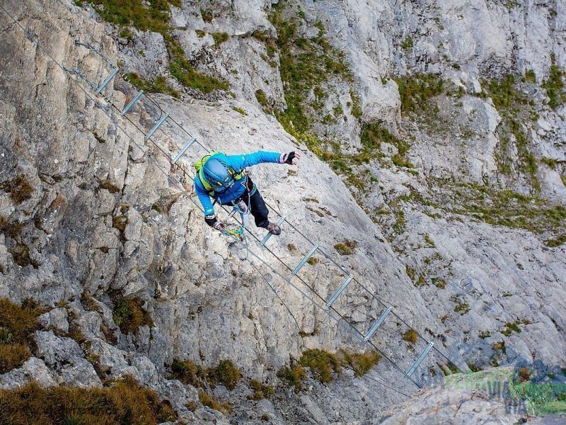 Gemmiwand Klettersteig
