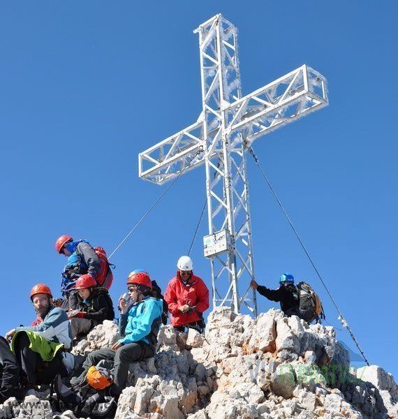 Schulteranstieg - klettersteig