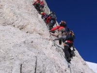 Schulteranstieg - klettersteig