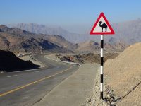 Snake Gorge – via ferrata v poušti Ománu
