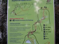 Gebirgsvereinssteig - informační cedule