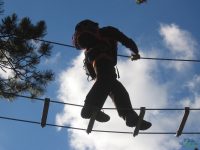 Gebirgsvereinssteig - lanový žebřík