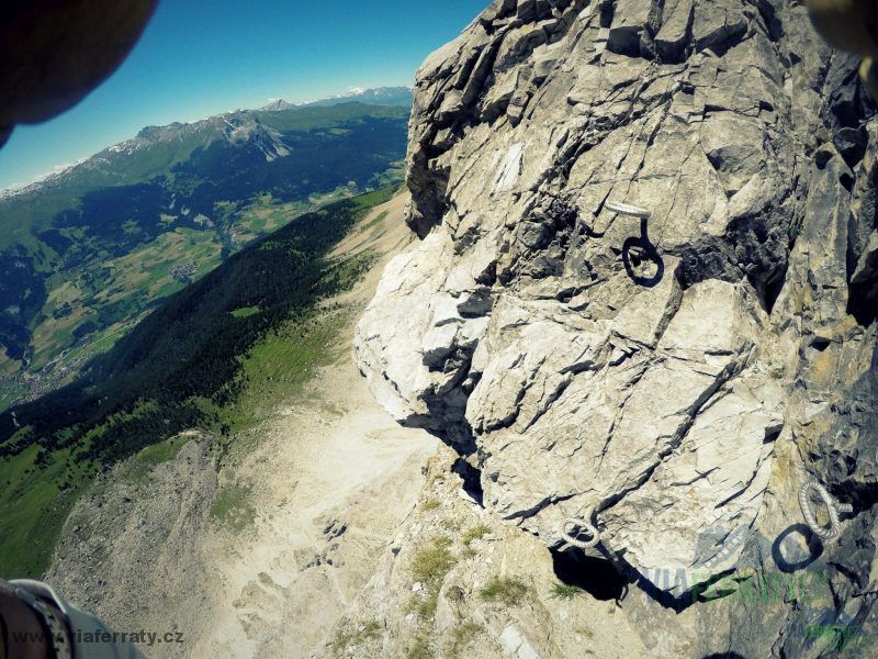 Senda Ferrada Piz Mitgel Klettersteig