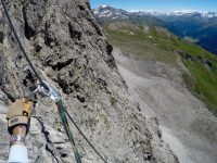 Senda Ferrada Piz Mitgel Klettersteig
