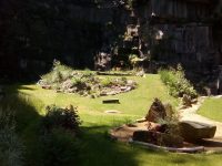 Parková úprava ferátového parku v Liberci.