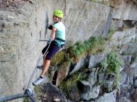 Diablo wall, 7m převisu D/E.