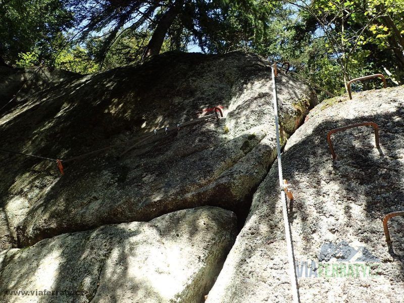 Seifertova ferrata u kempu - trasa D