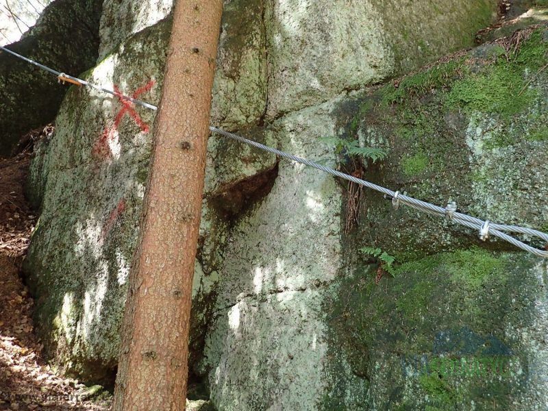 Seifertova ferrata u kempu - trasa A