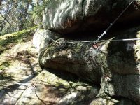 Seifertova ferrata u kempu - trasa A