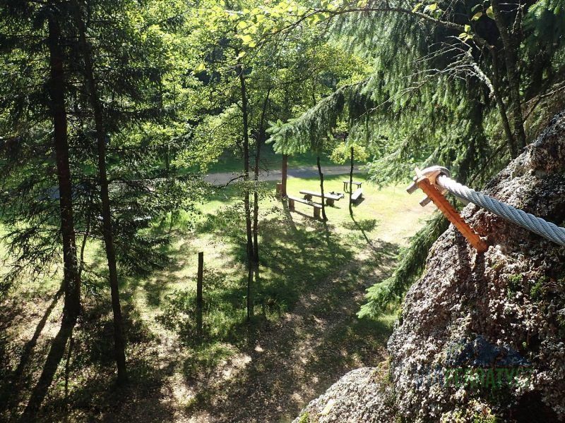 Seifertova ferrata u kempu - trasa C