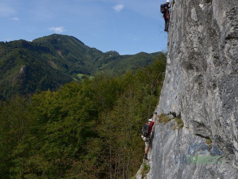 Trattenbacher Klettersteig - Beisteinmauer