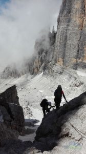 Dolomity - přechod Brenty po ferratách