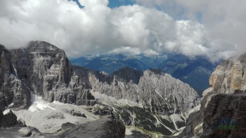 Dolomity - přechod Brenty po ferratách