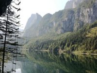 Laserer Alpin Klettersteig nebeský žebřík
