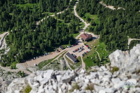 Chata A. Dibona z hora