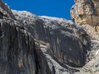 Vľavo hore pojdeme po tom rebríku