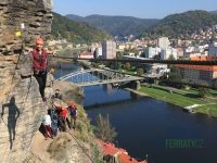 Podzimní brigády na ferratách v Děčíně