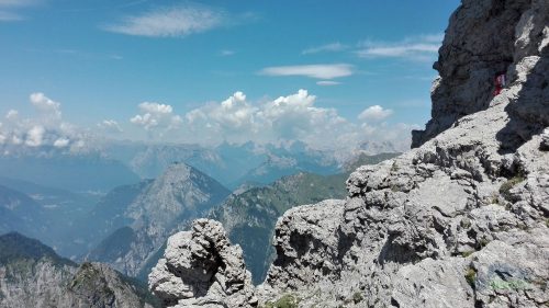 Via ferraty Zacchi nad Bellunem