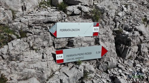 Via ferraty Zacchi nad Bellunem