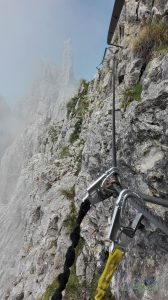 Via ferraty Zacchi nad Bellunem