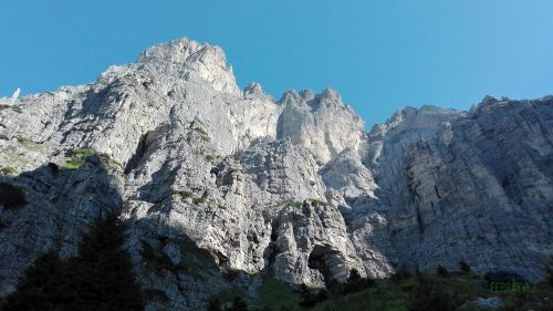 Via ferraty Zacchi nad Bellunem
