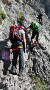 Via ferraty Zacchi nad Bellunem