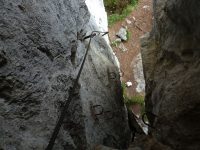 Via ferrata Leadership - komín shora