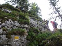 Via ferrata Leadership - těsně pod vrcholem