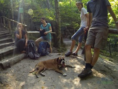 Cestou do kopce bylo velké vedro.