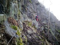 via-ferrata-lužická-spojka-počáteční-traverz