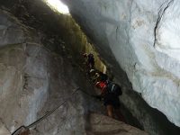 Via ferrata Mein Land-Dein Land - uvnitř masivu
